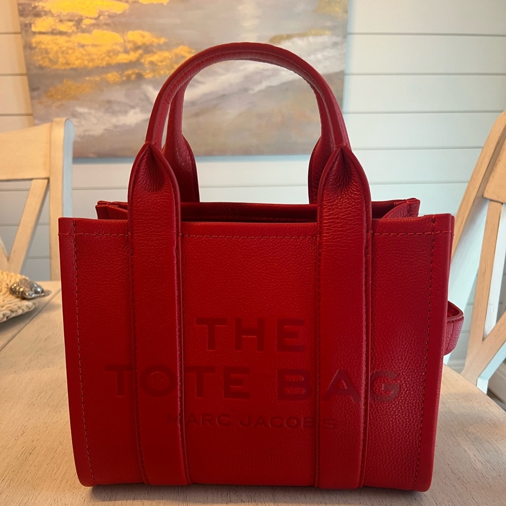 The Mini Leather Tote Bag Marc Jacobs